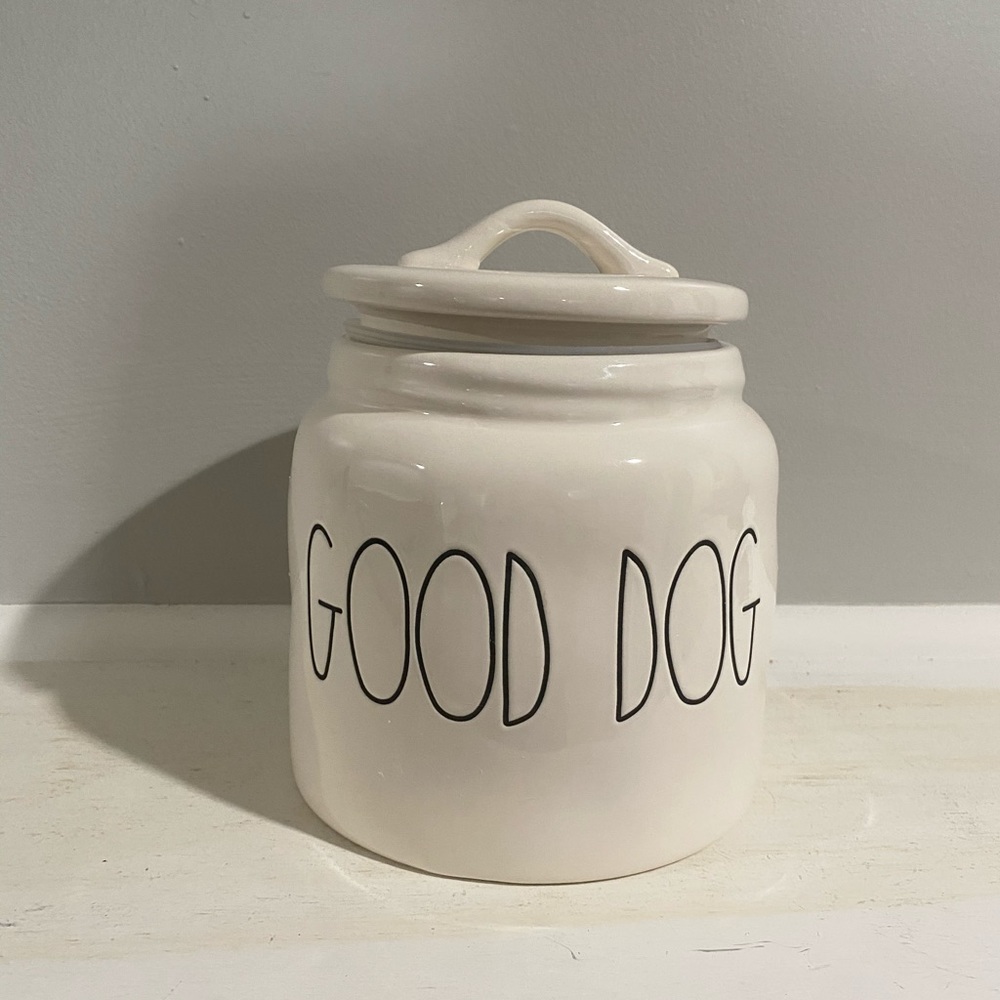 Rae Dunn Good Dog ceramic jar